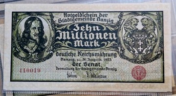 10 milionów Mark 1923 r WMG