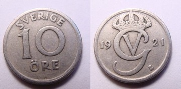 Szwecja 10 ore 1921 r.