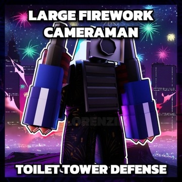 Toilet Tower Defense - Large Firework Cameraman
