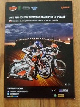 Żużel program SGP Polski 2012 - Gorzów