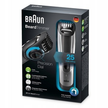 BRAUN BRAUN BT5090 MASZYNKA TRYMER GOLARKA SREBRNA