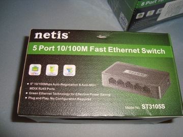 Switch komputerowy  Netis ST3105S 5-portowy