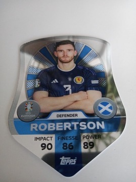 Match Attax Euro 2024 Chrome Shield Robertson