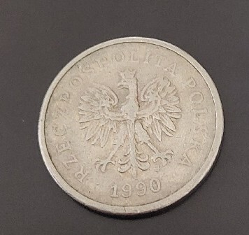 1zł 1990 r. Unikat