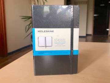 Moleskine 9 x 14 cm (pocket) Kropki, twarda oprawa