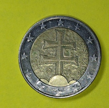 Moneta 2 Euro Słowacja obiegowe 
