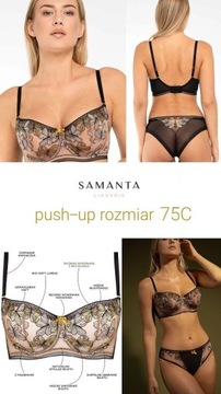 Samanta 337 75C push up Motylki 