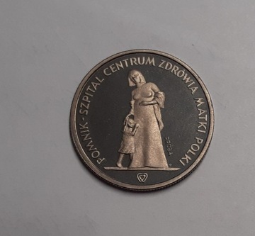 Próba NIKIEL 200 złotych 1985 Pomnik - Szpital