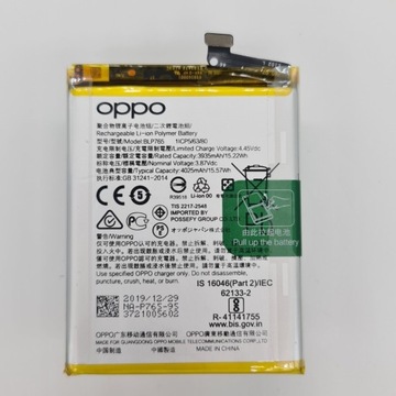 Bateria do telefonu Oppo Reno 3 / A91 / F15 BLP765
