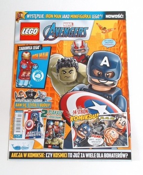 Lego Marvel Avengers - Komiks+2 Plakaty+Łamigówki