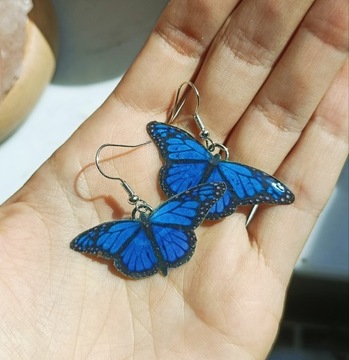 Kolczyki motylki 