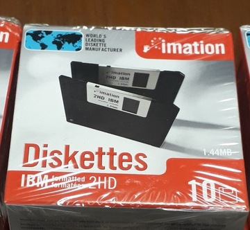 Dyskietki 1,44 MB 3,5'' IBM imation 2HD 