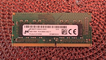 Pamięć RAM DDR4 Micron MTA8ATF1G64HZ-2G6E1 8 GB