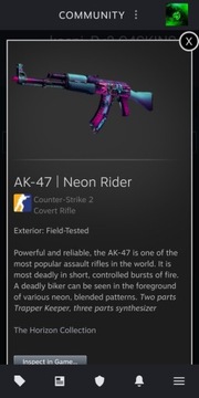 Ak-47 neon rider (skin cs2)