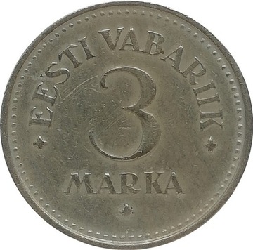 Estonia 3 marka 1922, KM#2