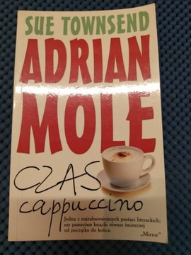 Książka Sue Townsend, Adrian Mole "Czas Cappuccino