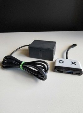 Zasilacz Nintendo Switch HAC-002 USB-C 5 V + HUB