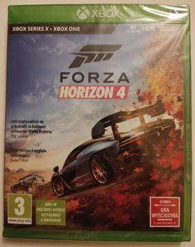 FORZA HORIZON 4 PL XBOX ONE XBOX SERIES X FOLIA! 