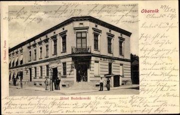 OBORNIKI WLKP Obernick Hotel Budnikowski 1903