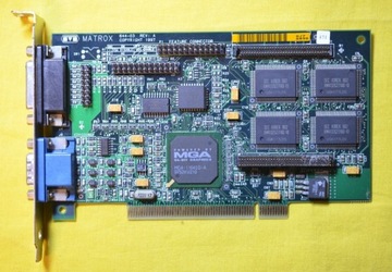 MATROX MYSTIQUE 220 PCI 4MB SPRAWNA