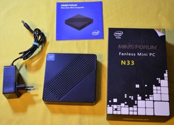 Minis Forum N33 mini PC jak nowy Windows 10 PL