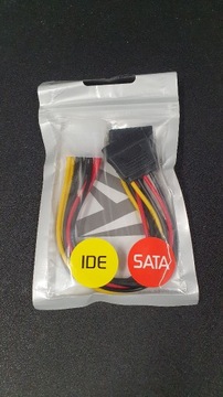 Adapter zasilania z MOLEX do 2xSATA