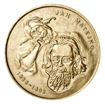 Moneta 2 zł z 2002r. Jan Matejko, mennicza