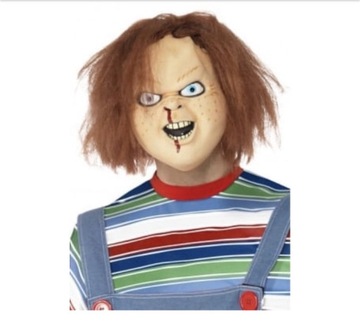 Maska LALECZKA CHUCKY jak Prawdziwa HALOWEEN