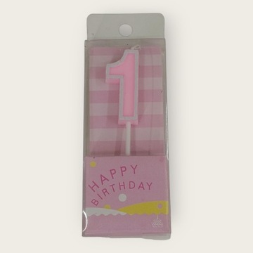 Świeczki urodzinowe cyfra '' 1 ''