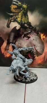 Wh40k Orks Mozrog Skragbad Beastboss on Squigosaur