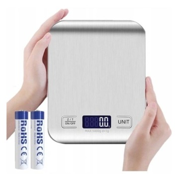 Elektroniczna waga kuchenna precyzyjna 5kg/1g LCD