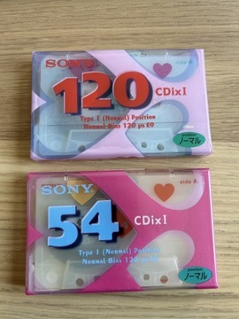 Kasety Sony CDixI 54/120 Japan