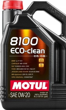 Olej silnikowy Motul 8100 Eco-Clean 5 l 0W-20