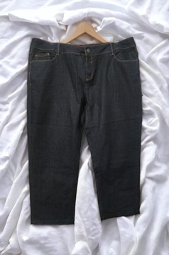 Spodnie jeansowene damskie granatowe Jessica XXXL