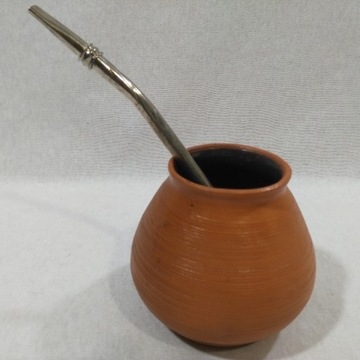 Matero ceramiczne + Bombilla nierdzewna Yerba Mate