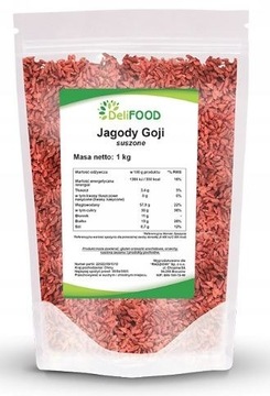 Jagody goji suszone 1kg