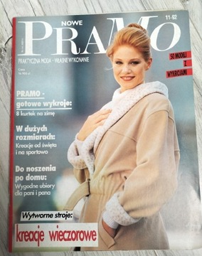 PRAMO Praktyczna moda WYKROJE 11/92 Spis