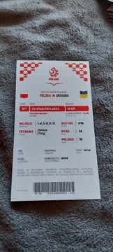 Bilet Kolekcjonerski Polska - Ukraina