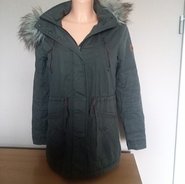 kurtka zimowa parka only xs khaki 