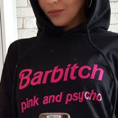 Barbie, Barbitch, bad girl, bluza, tunika