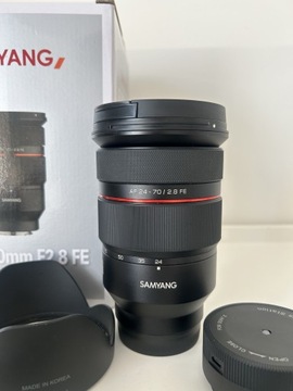 Samyang 24-70 f2.8 Sony E + filtr ND 8-400