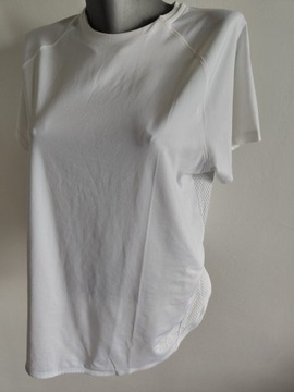 Under Armour markowa biała koszulka sportowa do biegania r 40/L t-shirt 
