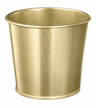 osłona doniczki złota duża 12cm zestaw 4szt.