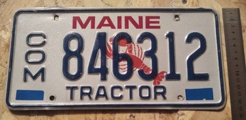 Rejestracja Maine Tractor COM 846312
