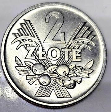 Moneta obiegowa prl 2zl jagody 1958r