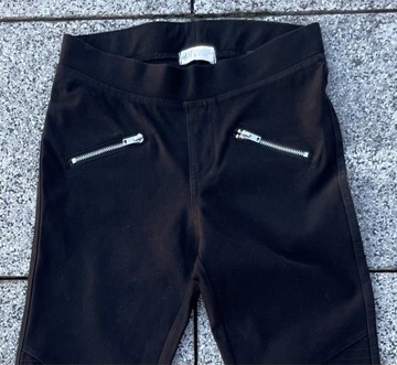 Spodnie rurki czarne dziewczęce H&M 158 cm 12-13 lat