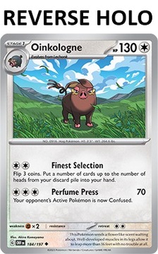 Karta Pokemon Oinkologne (OBF 184) 184/197 R. Holo