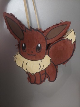 Piniata pokemon eevee z kijem w zestawie 