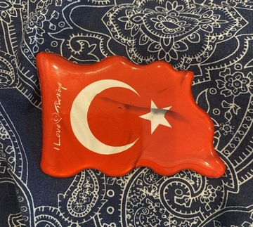 Magnes na lodówkę flaga Turcji Turcja