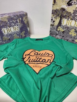 T-shirt Louis Vuitton serce